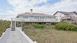 Sandy Chic Home with Oceanfront Deck & Fireplace - Image 4
