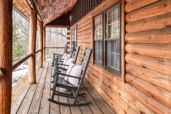 Custom Log Cabin, Hot Tub, Fire Pit & Wood Stove - Image 5