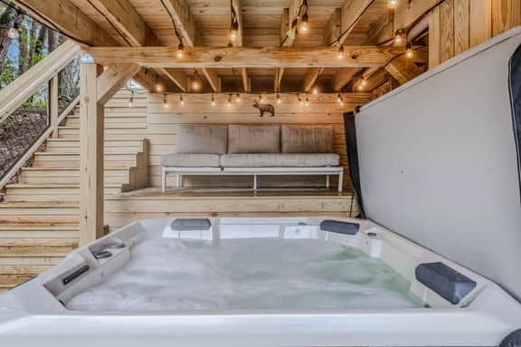 River Bend Woodstock Getaway w/ Hot Tub & Fireplace - Image 3
