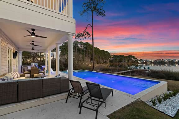 Oyster Lake Estate with Pool, Dock & Golf Cart - Image 3