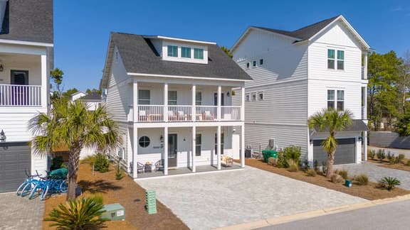 Modern Home with Fire Pit & Pool, Inlet Beach - Image 1