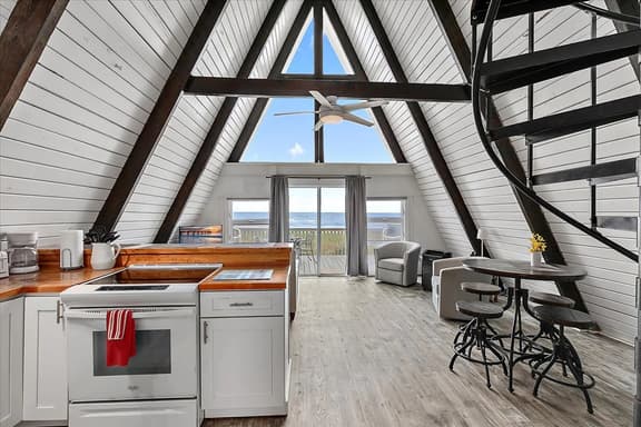 Dune House A-Frame with Loft & Oceanfront Views - Image 1