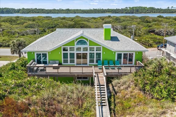 Cloud Nine Home, Oceanfront with Game Room - Image 1